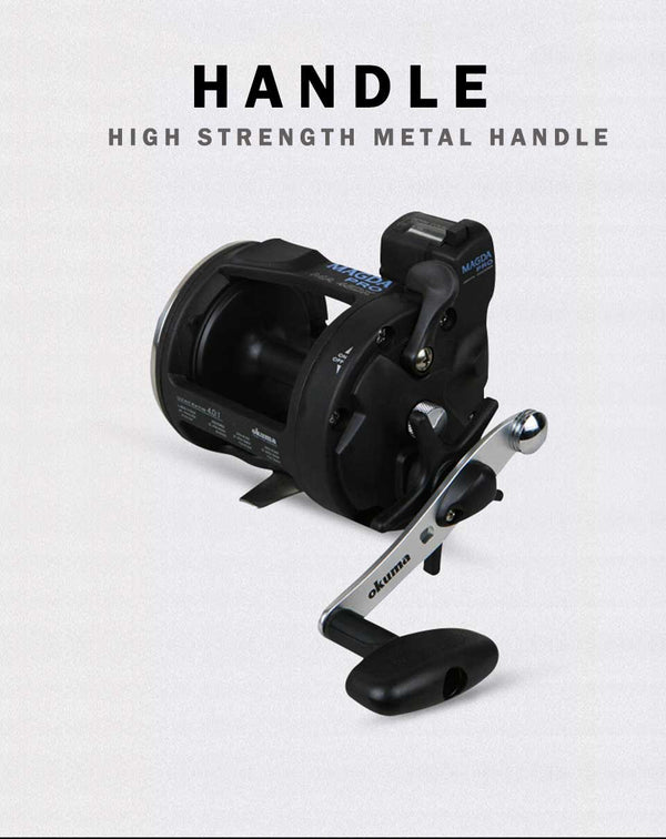 Planet Gates Fishing Reel MAGDA  Linecounter DT MA-15DT-T Multirolle Sea Baitcasting Reel