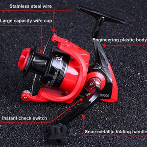 Planet Gates Fishing Reels G-Ratio 5.0:1 Bait Folding Rocker spinning wheel fishing reel carpa molinete de pesca