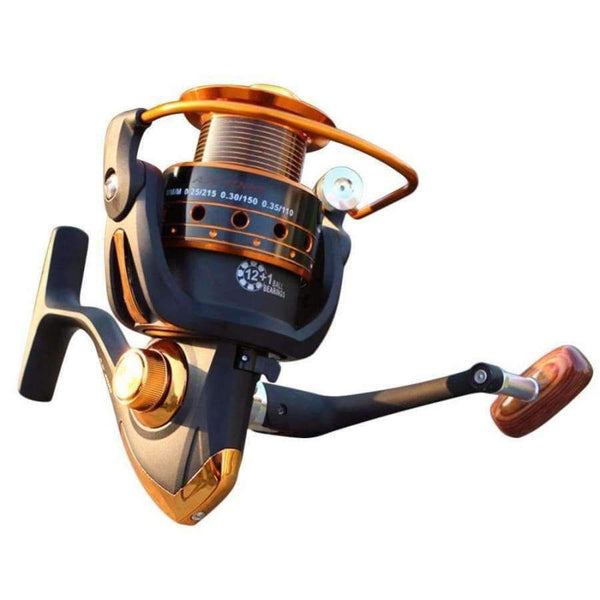 Planet Gates Fishing Reels Jigging Full Metal Spinning Reels EF1000-7000 12BB 5.2: 1 Fishing Reels Spinning Fishing Tools Accessories