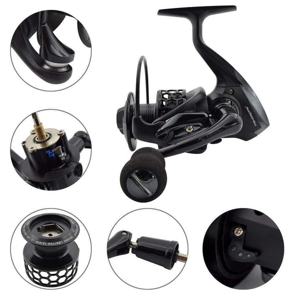 Planet Gates Fishing Reels Spinning Reel 12bb Saltwater Lightweight Pesca Size 1000-7000 Fishing Wheel Coil Hot Sale