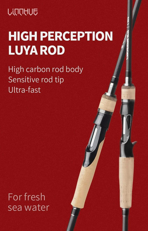 Planet Gates Fishing Rod 1.68m 1.8m 2.1m 2.4m 2.7m 2/3 Section Casting Spinning Rod Lure 5-40g Travel Rod Baitcasting Gift Rod Cover