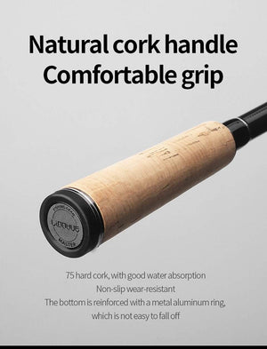 Planet Gates Fishing Rod 1.68m 1.8m 2.1m 2.4m 2.7m 2/3 Section Casting Spinning Rod Lure 5-40g Travel Rod Baitcasting Gift Rod Cover