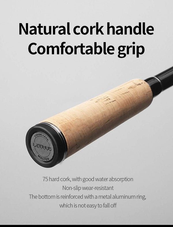 Planet Gates Fishing Rod 1.68m 1.8m 2.1m 2.4m 2.7m 2/3 Section Casting Spinning Rod Lure 5-40g Travel Rod Baitcasting Gift Rod Cover