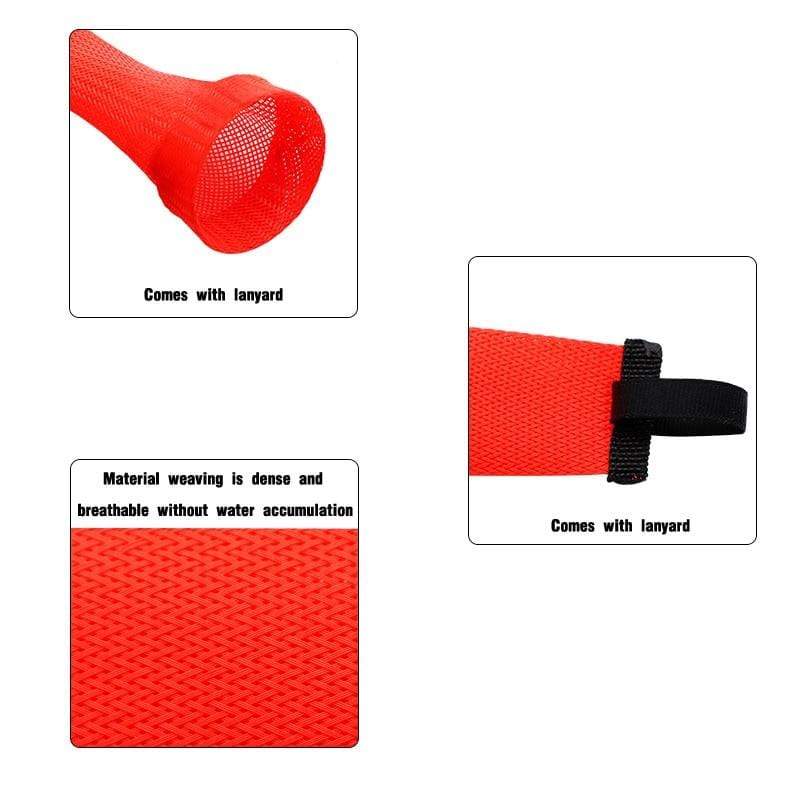 Planet Gates Fishing Rod Cover Elastic Tangled Fishing Rod Socks High Elasticity Retractable Protective Cover