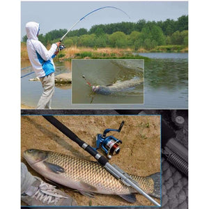 Planet Gates Fishing Rod High Quality Fish Pole 1.8M 2.1m 2.4m 2.7m  Sea River Lake Stainless Steel Cashing Rod Without Reel