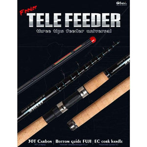 Planet Gates Fishing rod tele method feeder portable power telescopic professional high carbon 3.3m 3.6m lure weight 60-180g obei