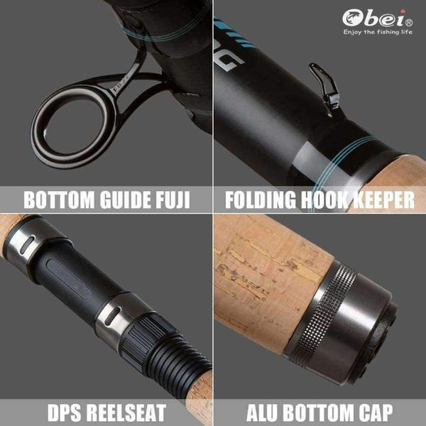 Planet Gates Fishing rod tele method feeder portable power telescopic professional high carbon 3.3m 3.6m lure weight 60-180g obei