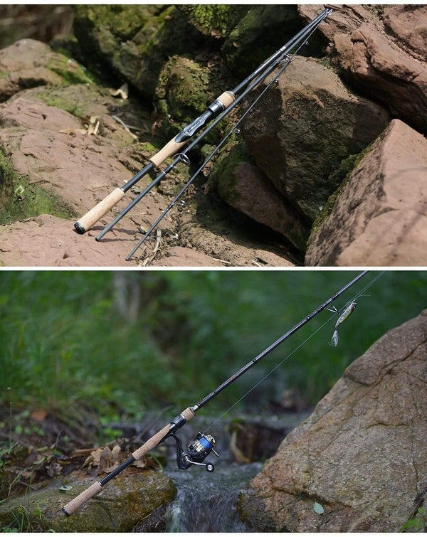 Planet Gates Fishing rod  travel ultra light spinning lure 5g-40g M/ML/MH accion Rod 1.8m 2.1m 2.4m 2.7m 3 section