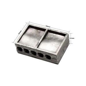 Planet Gates Fishing Snapper Sinker Mould ADSNSM/Small Combo Snapper Sinker 28g 56g 84g 5 Cavities