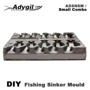 Planet Gates Fishing Snapper Sinker Mould ADSNSM/Small Combo Snapper Sinker 28g 56g 84g 5 Cavities