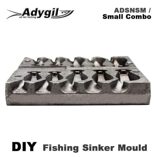 Planet Gates Fishing Snapper Sinker Mould ADSNSM/Small Combo Snapper Sinker 28g 56g 84g 5 Cavities