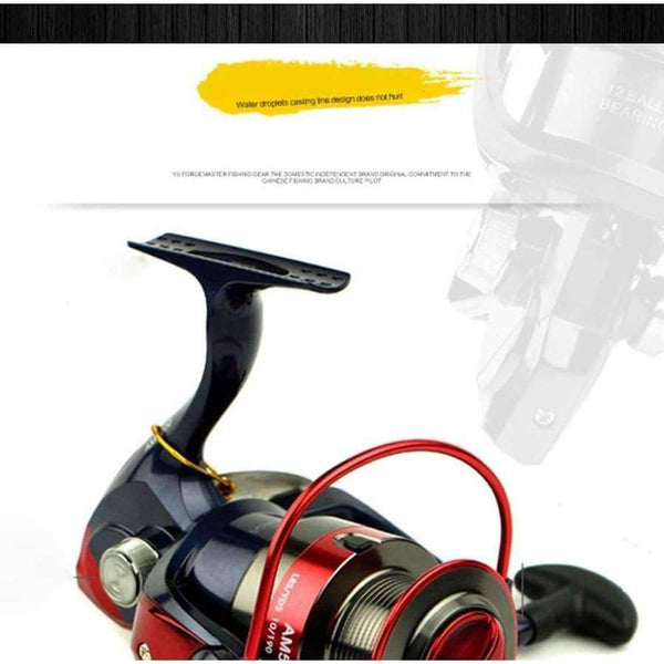 Planet Gates Fishing Spinning Reel Metal Spool 12 Ball Bearing 2000-7000 Series Hot Wheels carretilhas de pescaria fishing tackle