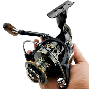 Planet Gates Fishing Spinning Reel Metal Spool 5.2:1/4.7:113BB Ball Bearings Carp Fishing Reel BK2000-7000 Metal Line Cup Sea Tackle