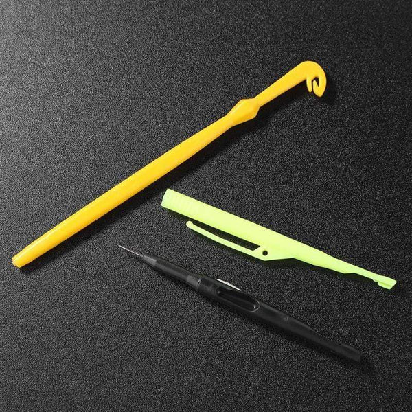 Planet Gates Fishing Tackle Knot Tying Tool Kit Fish Hook Remover Disgorger Unhook Extractor Knot Picker Needle Hook Tier