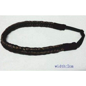 Planet Gates fishtail brown 2.5cm wide New Arrival freeshipping fashion bohemian wigs braid thick wide headband popular fashion hair accessories