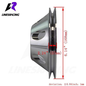 Planet Gates Fit for  Small Block Chevy Aluminum Water Pump Pulley 1 Groove LWP Long Water Pump Fit For Small Block Chevy 327 305 350