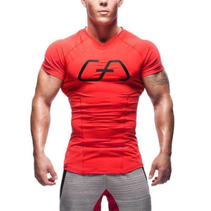 Planet Gates Fitness bodybuilding t Shirt Crossfit Muscle male Short sleeves Slim fit elasticity Shirts Quick dry Tee tops