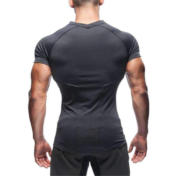 Planet Gates Fitness bodybuilding t Shirt Crossfit Muscle male Short sleeves Slim fit elasticity Shirts Quick dry Tee tops