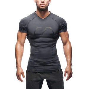 Planet Gates Fitness bodybuilding t Shirt Crossfit Muscle male Short sleeves Slim fit elasticity Shirts Quick dry Tee tops