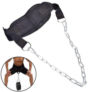Fitness Equipment Load Belt Pull Ups Waist Exercise Barbell Belt Body Building Strength Muscle Training  Sports Box Gym