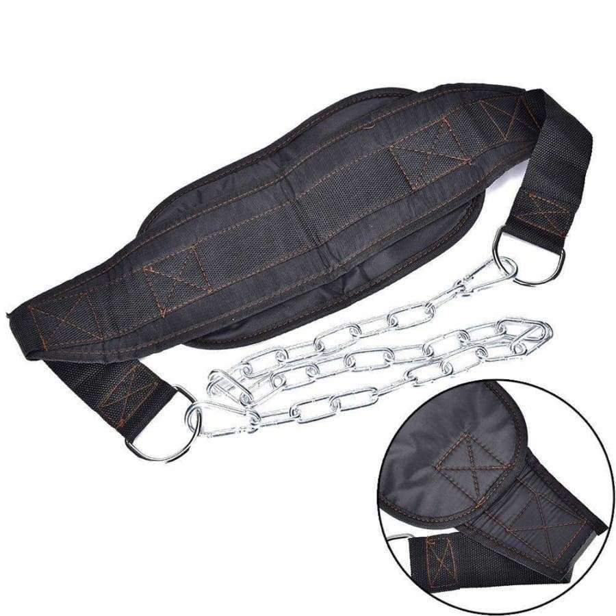 Fitness Equipment Load Belt Pull Ups Waist Exercise Barbell Belt Body Building Strength Muscle Training Sports Box Gym