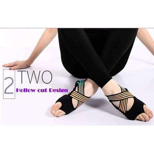 Planet Gates Fitness Ladies Girls Women Antiskid Sport Pilates Yoga Non Slip Grip Elasticity Softness Shoes Air Yoga Socks