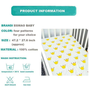Planet Gates Fitted Baby Crib Sheet Printed 100% Cotton Nursery Bedding for Boy or Girl, Toddler Bedding ,Perfect Baby Shower Gift