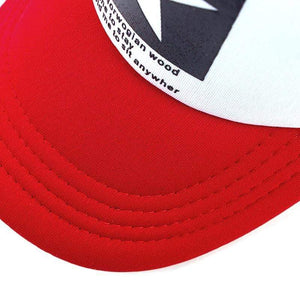 Planet Gates Five Star Pattern Baseball Cap Women Outdoor Baseball Hat Breathable Men Women Summer Mesh Caps Snapback Gorras