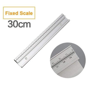 Planet Gates Fixed 300mm 45 Type T Track With Scale Aluminium Alloy T-tracks Slot Miter Track 300-800mm DIY Table Saw Workbench Woodworking Tools