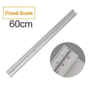 Planet Gates Fixed 600mm 45 Type T Track With Scale Aluminium Alloy T-tracks Slot Miter Track 300-800mm DIY Table Saw Workbench Woodworking Tools