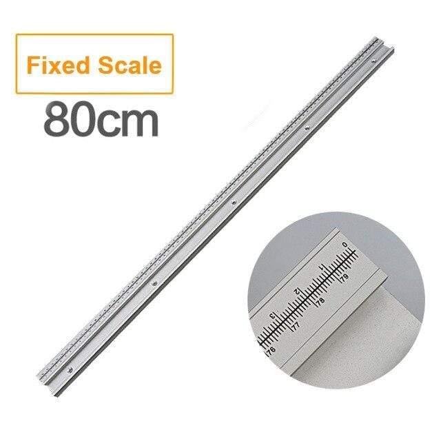 Risegun T-Schiene Nut Gehrungsschiene 100mm - Aluminium Schienensystem Für Holzbearbeitung