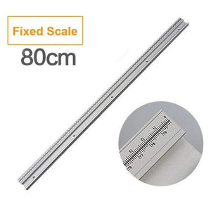 Planet Gates Fixed 800mm 45 Type T Track With Scale Aluminium Alloy T-tracks Slot Miter Track 300-800mm DIY Table Saw Workbench Woodworking Tools
