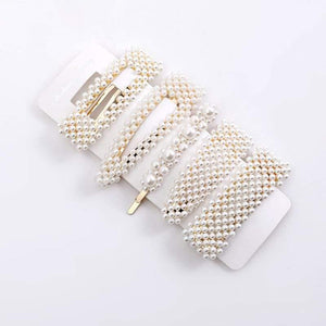 5 Pieces Pearl Hairpin Women's Fashion Soft Pearl Hairpin Hair Stick Girl Hair Clip Hair Clip Set Hair Accessories Jewellery