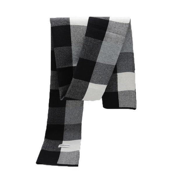 Planet Gates FKblack / AS picture Men's Winter Cotton Scarf Luxury Brand Design Shawls Fashion Designer Thick Wraps Men business