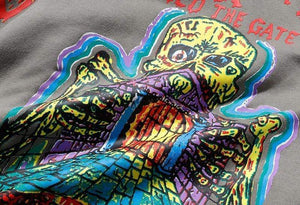 Planet Gates Fleece Skull Graffiti Mens Sweatshirt Oversize Harajuku Loose Casual Couple Hoodies Stranger Things Hooded Hoodie