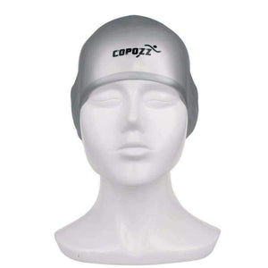 Planet Gates Flexible Silicone Waterproof Swimming Cap Swimwear/hat Cover Ear Swim for Men women Unisex Adult  long short hair