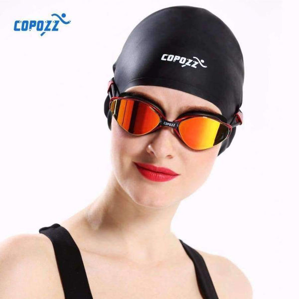 Planet Gates Flexible Silicone Waterproof Swimming Cap Swimwear/hat Cover Ear Swim for Men women Unisex Adult  long short hair