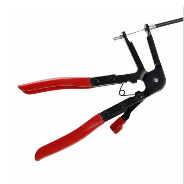 Planet Gates Flexible Wire Long Reach Hose Clamp Plier Car Water Pipe Repairing Tool Metal Clamp, Plastic Self Tension Locking Mechanism