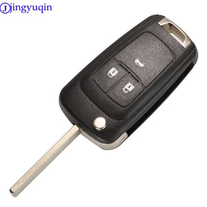 Planet Gates Flip Folding Remote car Key Shell For Chevrolet Cruze Epica Lova Camaro Impala 2 3 4 5 Button HU100 Blade