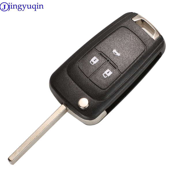 Planet Gates Flip Folding Remote car Key Shell For Chevrolet Cruze Epica Lova Camaro Impala 2 3 4 5 Button HU100 Blade