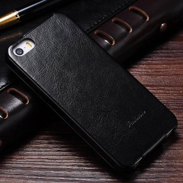 Planet Gates Flip PU Leather Case for iPhone 5s 5 S SE Retro Back Cover Coque with Fashion Logo Phone Bag Cases For iPhone 5 5SE Luxury