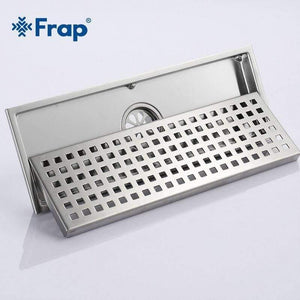 Planet Gates Floor drain 30*11 Rectangle Stainless Steel Large Flow Drainer Bathroom Drain Bathroom Accessories Y38092 (Y38092)