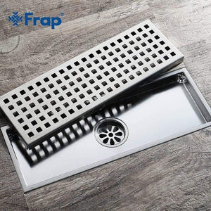 Planet Gates Floor drain 30*11 Rectangle Stainless Steel Large Flow Drainer Bathroom Drain Bathroom Accessories Y38092 (Y38092)
