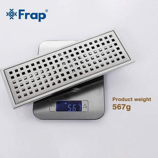 Planet Gates Floor drain 30*11 Rectangle Stainless Steel Large Flow Drainer Bathroom Drain Bathroom Accessories Y38092 (Y38092)