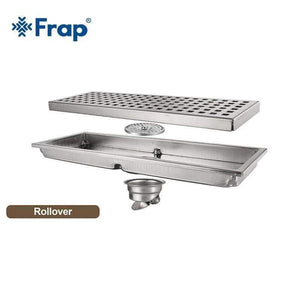 Planet Gates Floor drain 30*11 Rectangle Stainless Steel Large Flow Drainer Bathroom Drain Bathroom Accessories Y38092 (Y38092)