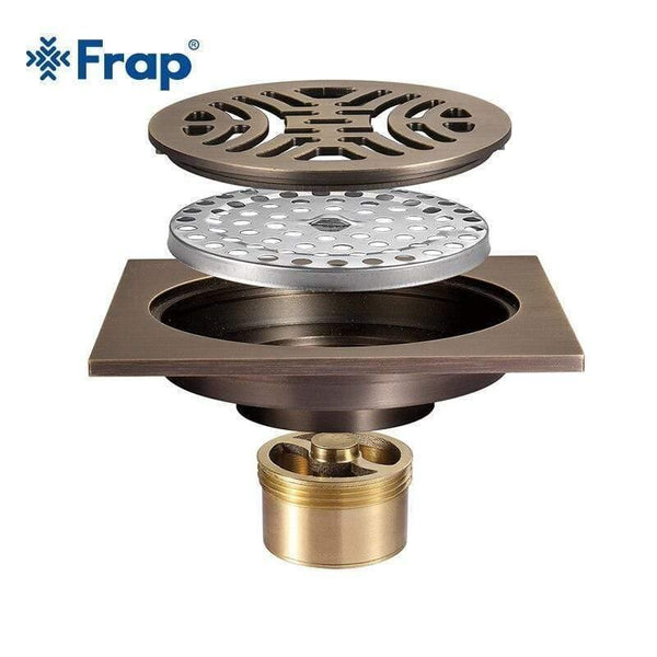 Planet Gates Floor Drain Retro Drain Washing Drainer Dedicated Shower Floor Drains Brass Bathroom Drain Plug Kitchen Accessory Y38077 (Y38077)
