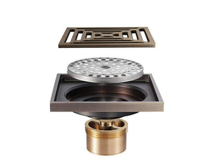 Planet Gates Floor Drain Shower Floor Drains Bathroom Brass Drain Hair Catcher Bathroom Stopper Y38063