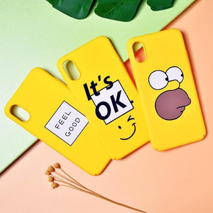 TOMKAS BOSS Funny Case for iPhone X Xs 7 8 Plus Luxury Cute Cartoon Hard Back Cover Phone Case for iPhone 6 S 6s Plus Coque - Planet Gates