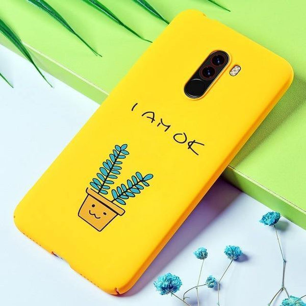 Planet Gates Floral / Pocophone F1 TOMKAS Funny Banana Bad Boy Pocophone F1 Case Hard Back Cover Pocophone Case Cute Animal Phone Cases for Xiaomi Pocophone F1
