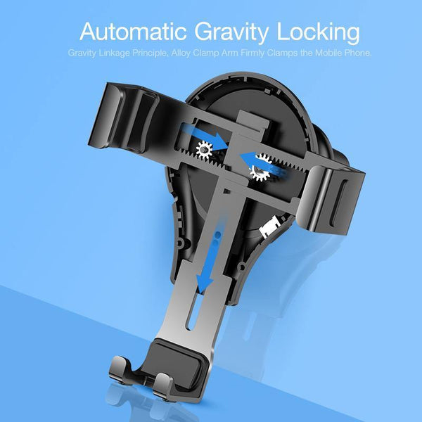 Planet Gates FLOVEME 10W Qi Car Wireless Charger For iPhone X 8 Samsung S8 S9 Fast Wireless Charging Gravity Car Mount Phone Holder Charger
